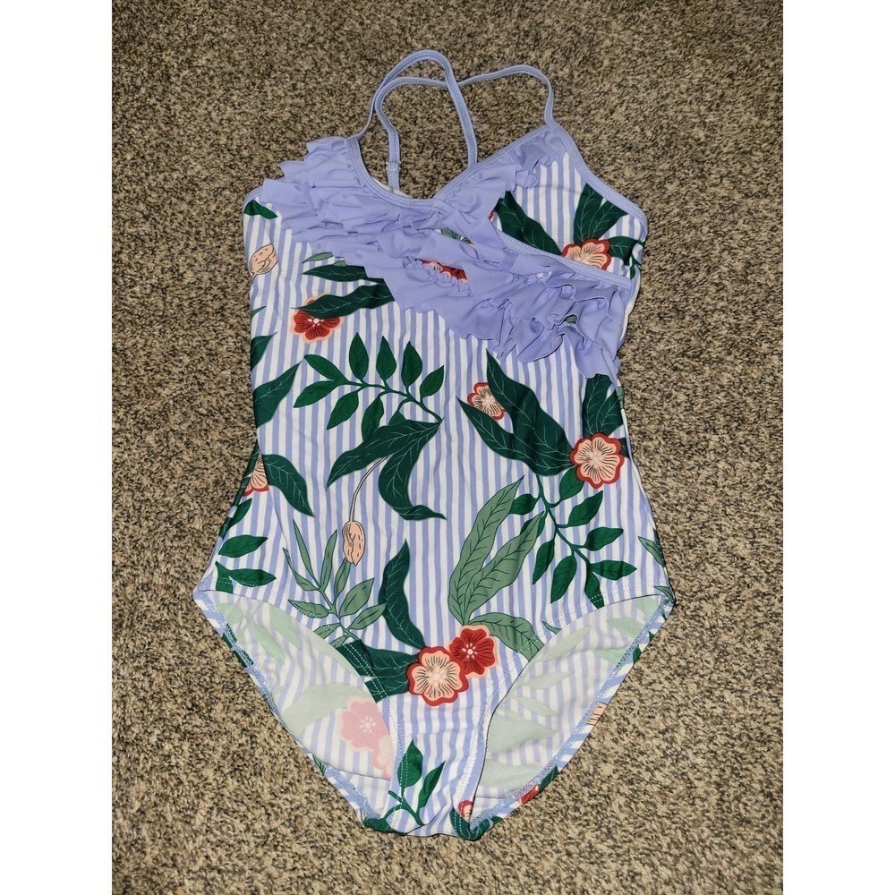 NWOT One Piece swimsuit 11/12, tropical